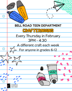 Teen Program- Crafternoons @ Bell Road Library Teen Activity Room | Newburgh | Indiana | United States