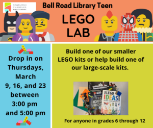 Teen Program- LEGO Lab @ Bell Road Library Teen Activity Room | Newburgh | Indiana | United States