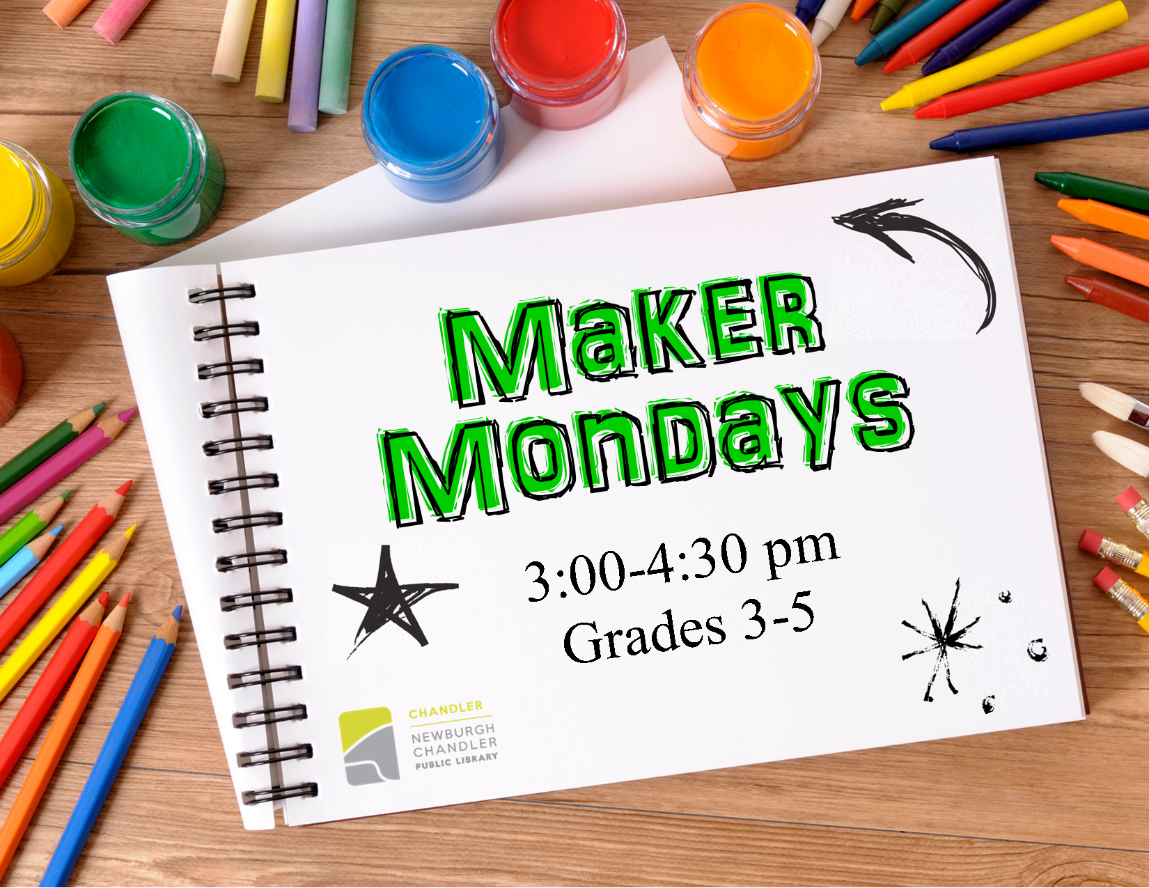 Maker Mondays - Hogwarts Bash @ Chandler Library Children's Department | Chandler | Indiana | United States