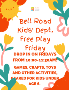 Free Play Friday @ Bell Road Library | Newburgh | Indiana | United States