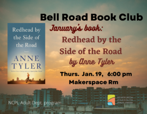 Bell Road Book Club @ Library's Makerspace Room