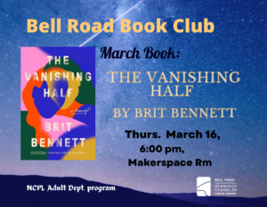 Bell Road Book Club @ Bell Road Library - Makerspace Room