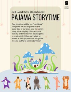 Pajama Storytime @ Bell Road Kids' Dept.