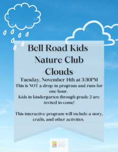Nature Club - Bell Road Kids @ Newburgh Chandler Public Library | Newburgh | Indiana | United States