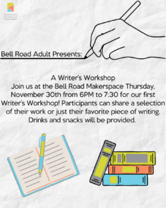NCPL Writer's Workshop