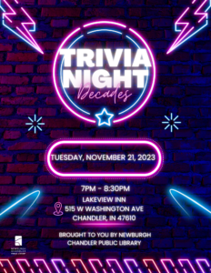 Chandler Adult Trivia Night @ Lakeview Inn | Chandler | Indiana | United States