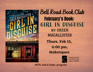 Bell Road Book Club - Girl in Disguise @ Bell Road Library's Makerspace Room