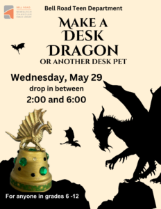 Teen Program-Make a Desk Dragon @ Newburgh Chandler Public Library | Newburgh | Indiana | United States